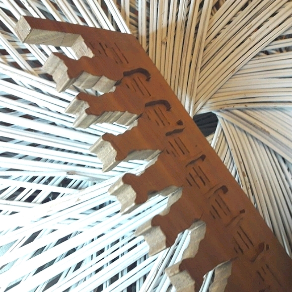 Wooden Cat Wall Decor Fence Wood Block Kitties - Picture 11 of 15